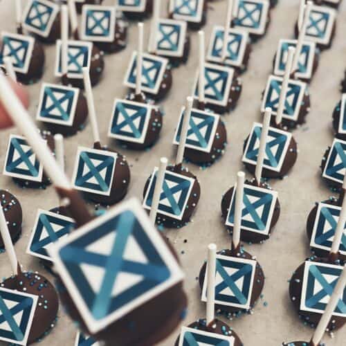 Cake Pops mit Logo Grohe